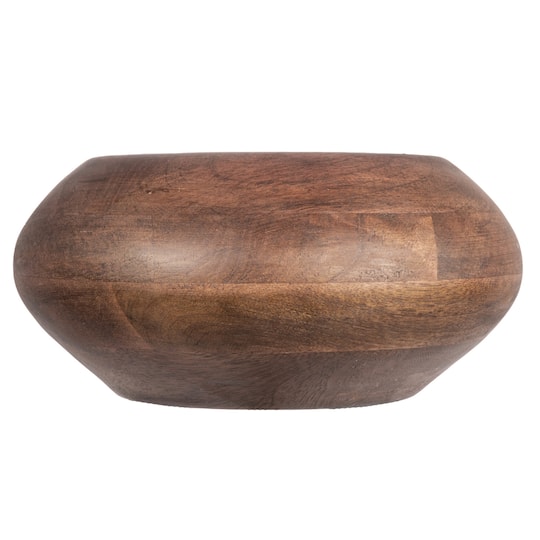Hello Honey® 9.2" Modern Round Wood Bowl